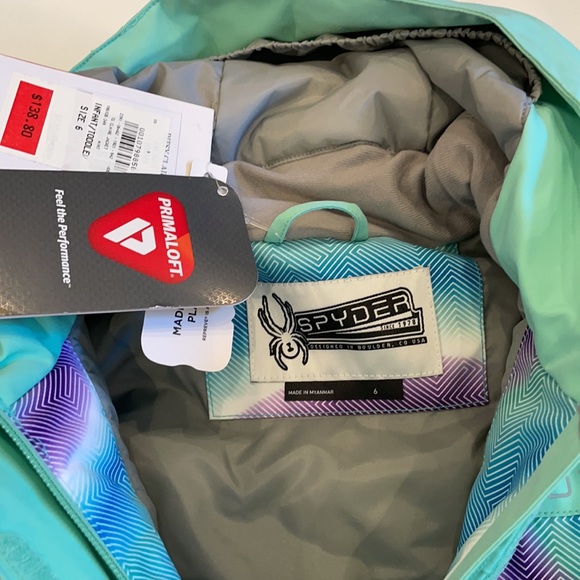 Spyder Girl’s Bitsy Claire Ski Jacket - Picture 4 of 7